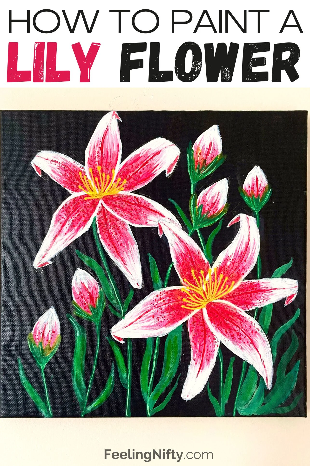 f you’re looking for more painting ideas, then you love this 53 flower painting ideas post and this best flower painting techniques for beginners post.